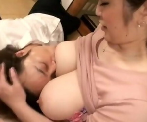 Japanese Mother Breastfeeding.